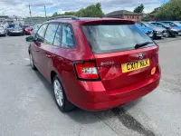Used Skoda Fabia SE L 110 HP (80 kW) 2017 Red Estate