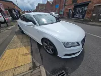 Used Audi A7 S-Line 2013 White Hatchback