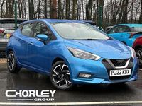 Used Nissan Micra Acenta 92 HP (67 kW) 2022 Blue Hatchback