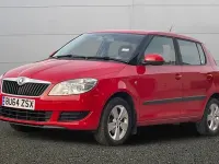 Used Skoda Fabia SE 69 HP (50 kW) 2014 Red Hatchback