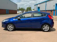 Used Ford Fiesta Zetec 2015 Blue Hatchback