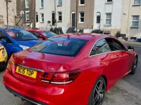 Used Mercedes E250 AMG line 2015 Red Coupe