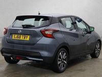 Begagnad Nissan Micra Acenta 71 HK (52 kW) 2018 Grå Halvkombi