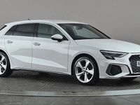 Begagnad Audi A3 S-Line 150 HK (110 kW) 2023 Vit Sedan