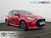 Used Toyota Yaris Hybrid Design 2023 Red Hatchback