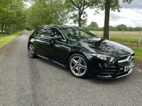 Used Mercedes A200 AMG line 150 HP (110 kW) 2020 Black Hatchback