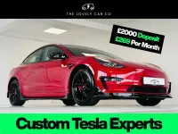 Used Tesla Model 3 Long Range AWD 366 kW (498 HP) 2021 Red Sedan