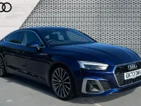 Used Audi A5 Sportback S-Line 204 HP (150 kW) 2023 Blue Hatchback