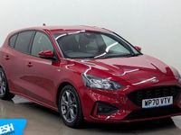 Begagnad Ford Focus ST-Line 120 HK (88 kW) 2020 Röd Halvkombi