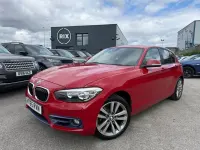 Used BMW 118 Sport Line 2015 Red Hatchback