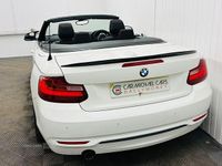 Used BMW 218 Sport Line 2016 White Cabriolet