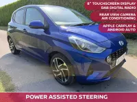 Used Hyundai i10 Premium 2021 Blue Hatchback