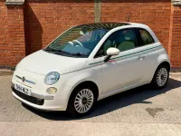 Used Fiat 500 Lounge 2014 White Hatchback