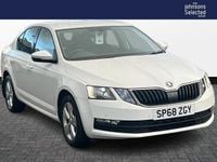 Used Skoda Octavia SE Technology 116 HP (85 kW) 2018 White Hatchback