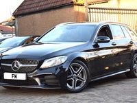 Used Mercedes C200 AMG line 2021 Black Estate