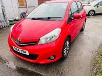 Used Toyota Yaris 2014 Red Hatchback