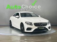 Used Mercedes E220 AMG line 194 HP (142 kW) 2018 White Coupe