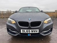 Used BMW 218 Sport Line 150 HP (110 kW) 2015 Grey Cabriolet