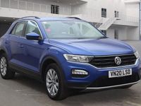 Used VW T-Roc SE 150 HP (110 kW) 2020 Blue SUV