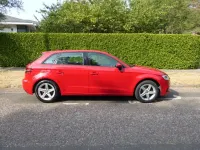 Used Audi A3 Sportback Design 116 HP (85 kW) 2017 Red Hatchback