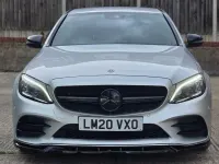 Used Mercedes C300 AMG line 258 HP (189 kW) 2020 Silver Sedan