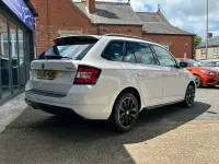 Used Skoda Fabia Monte Carlo 90 HP (66 kW) 2016 White Estate