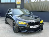 Used BMW M140 M Sport 480 HP (353 kW) 2018 Black Hatchback