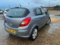 Used Vauxhall Corsa Design Edition 90 HP (66 kW) 2009 Silver Hatchback
