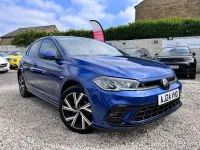 Used VW Polo R-line 95 HP (69 kW) 2024 Blue Hatchback