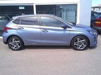 New Hyundai i20 Ultimate 90 HP (66 kW) 2025 Meta blue Hatchback