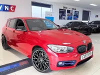 Used BMW 120 Sport Line 2017 Red Hatchback