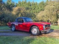 Used Triumph TR6 1975 Red Cabriolet