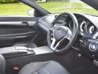 Used Mercedes E220 AMG line 2015 Palladium silver metallic Cabriolet