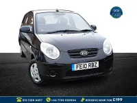 Used Kia Picanto 60 HP (44 kW) 2010 Black Hatchback