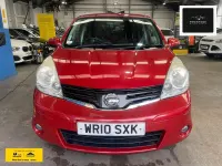 Used Nissan Note N-TEC 88 HP (64 kW) 2010 Red Hatchback