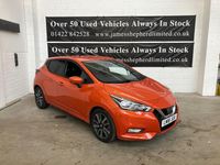 Used Nissan Micra N-Connecta 90 HP (66 kW) 2018 Orange Hatchback