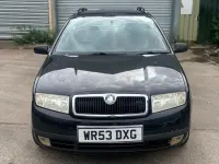 Used Skoda Fabia Elegance 75 HP (55 kW) 2003 Black Estate
