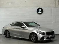 Used Mercedes C200 AMG line 2019 Silver Coupe