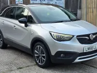 Used Vauxhall Crossland X Elite 99 HP (72 kW) 2018 Silver SUV