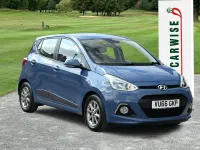 Used Hyundai i10 Premium 2016 Blue Hatchback