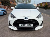 Used Toyota Yaris Hybrid Design 2021 White Hatchback