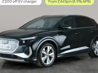 Used Audi Q4 e-tron S-Line 150 kW (204 HP) 2023 Black SUV