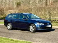 Used VW Golf VII Edition 110 HP (80 kW) 2016 Blue Estate