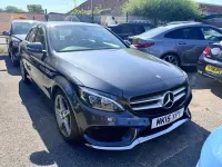 Used Mercedes C200 AMG line 136 HP (100 kW) 2015 Grey Sedan