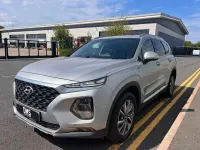 Used Hyundai Santa Fe Premium 2018 Silver SUV