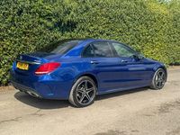 Used Mercedes C250 AMG line 2018 Blue Sedan