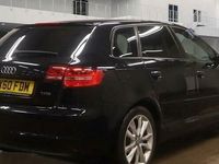 Used Audi A3 Sportback Sport 125 HP (91 kW) 2010 Black Hatchback