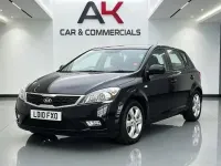 Used Kia Ceed 124 HP (91 kW) 2010 Black Hatchback