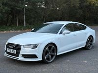 Used Audi A7 Sportback Black Edition 272 HP (200 kW) 2016 White Hatchback