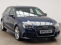 Used Audi A3 S-Line 190 HP (139 kW) 2020 Blue Sedan